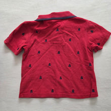 Load image into Gallery viewer, Vintage Sailboat Embroidered Polo Shirt 2t/3t
