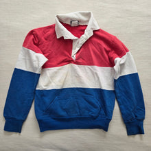 Load image into Gallery viewer, Vintage Red, White, Blue Sweater kids 6/7
