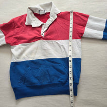 Load image into Gallery viewer, Vintage Red, White, Blue Sweater kids 6/7
