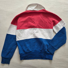 Load image into Gallery viewer, Vintage Red, White, Blue Sweater kids 6/7

