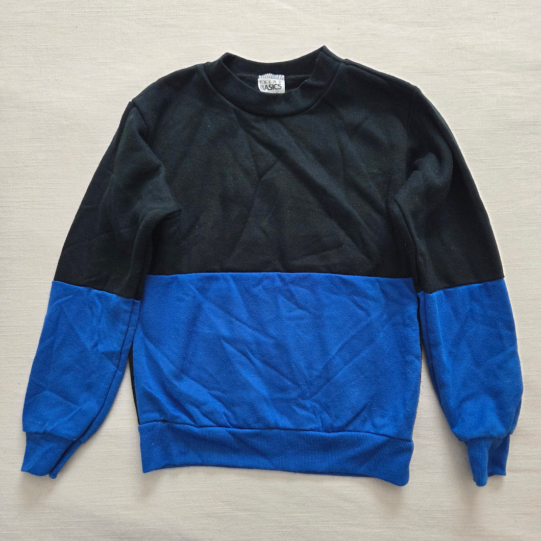 Vintage Blue/Black Crewneck kids 7