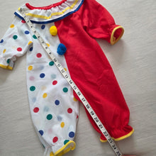 Load image into Gallery viewer, Vintage Clown Polka Dot Bodysuit 9-12 months
