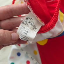 Load image into Gallery viewer, Vintage Clown Polka Dot Bodysuit 9-12 months
