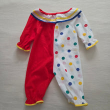 Load image into Gallery viewer, Vintage Clown Polka Dot Bodysuit 9-12 months
