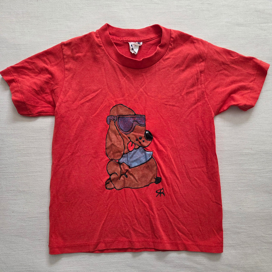 Vintage Painted Dog Tee 5t/6