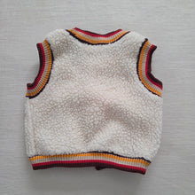 Load image into Gallery viewer, Vintage 70s Sherpa Vest 6-9 months
