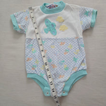 Load image into Gallery viewer, Vintage Pastel Airplanes Romper 6-9 months
