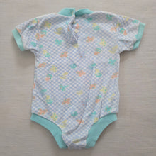 Load image into Gallery viewer, Vintage Pastel Airplanes Romper 6-9 months
