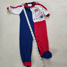 Load image into Gallery viewer, Vintage Racecar Color Block PJs 3-6 months

