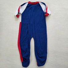 Load image into Gallery viewer, Vintage Racecar Color Block PJs 3-6 months
