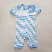 Load image into Gallery viewer, Vintage Car Striped Pantsuit 3 months
