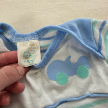Load image into Gallery viewer, Vintage Car Striped Pantsuit 3 months
