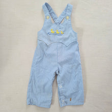 Load image into Gallery viewer, Vintage Ducks Blue Overalls 6 months
