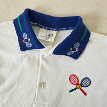 Load image into Gallery viewer, Vintage Tennis Collared Shirt 3t

