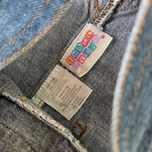 Load image into Gallery viewer, Vintage Baseball Denim Shortalls 12 months
