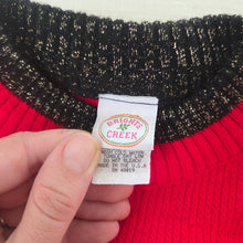 Load image into Gallery viewer, Vintage Scotty + Heart Knit Sweater kids 6
