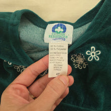 Load image into Gallery viewer, Vintage Winter Flower Velvet Tunic 3t/4t
