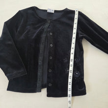 Load image into Gallery viewer, Vintage Oshkosh Floral Velvet Sweater 5t
