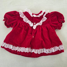 Load image into Gallery viewer, Vintage Silver Bells Frilly Top 6-9 months
