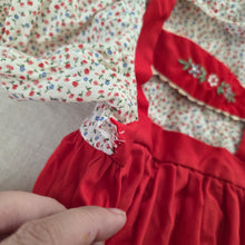 Load image into Gallery viewer, Vintage 70s Floral Dress 2t *flaws
