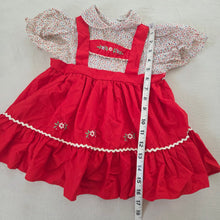 Load image into Gallery viewer, Vintage 70s Floral Dress 2t *flaws
