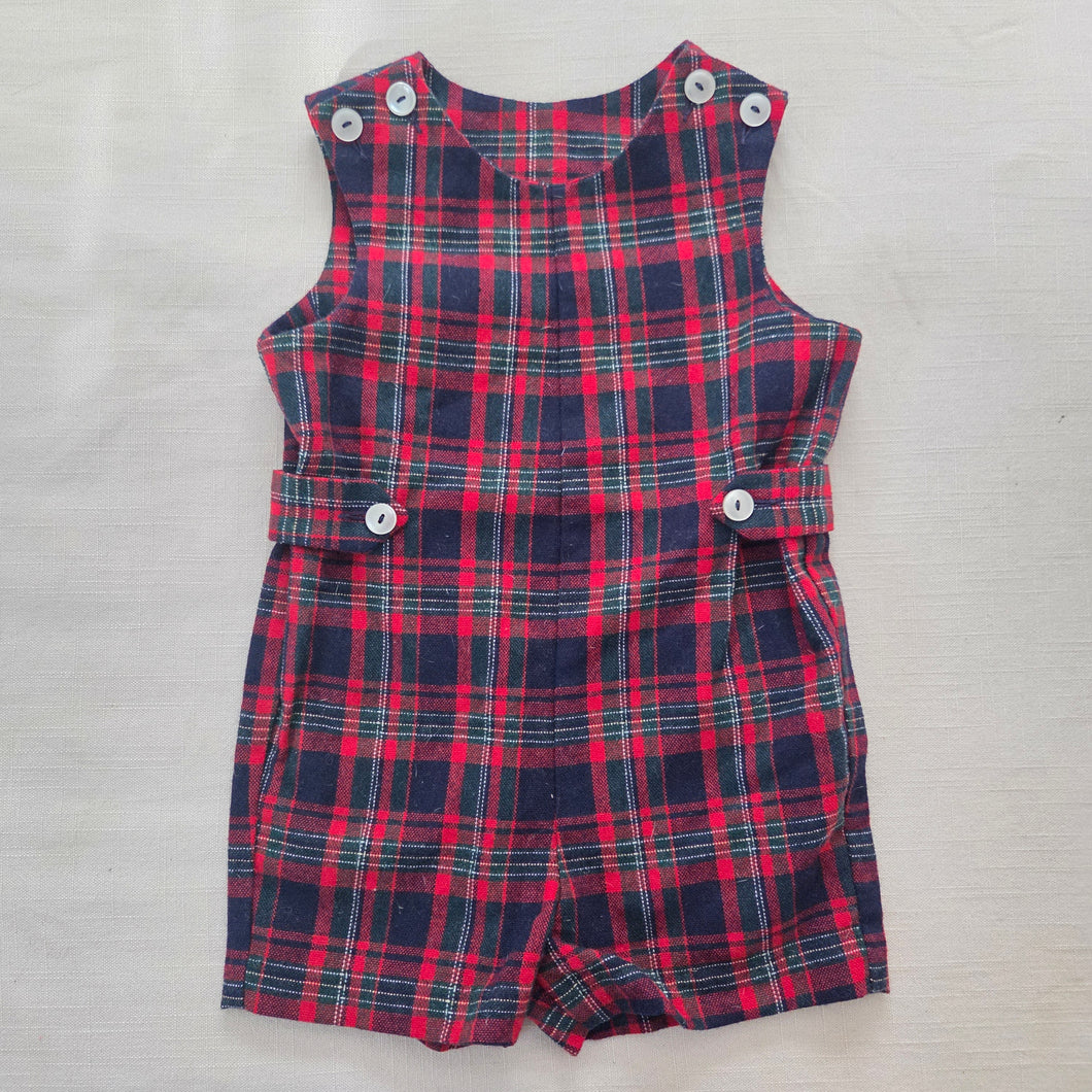 Vintage Imp Originals Christmas Plaid Jon Jon 3t