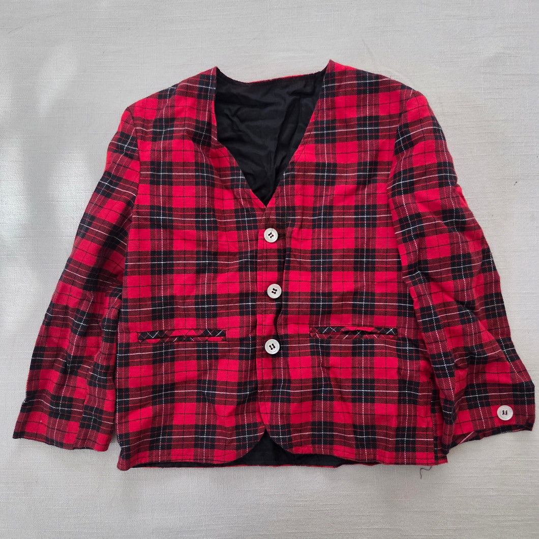 Vintage Tartan Blazer Jacket 3t