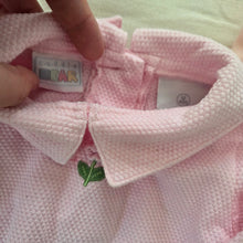 Load image into Gallery viewer, Vintage Bundle Pink Shirt + Romper 3-6 months
