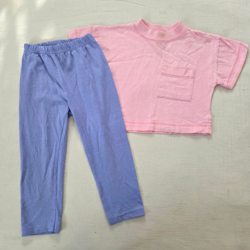 Vintage Pink + Purple Girly Bundle 3t