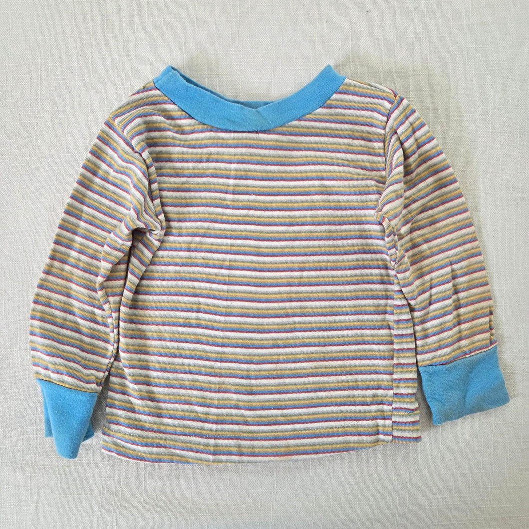 Vintage Multicolored Striped Long Sleeve 18 months
