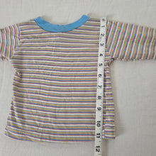 Load image into Gallery viewer, Vintage Multicolored Striped Long Sleeve 18 months
