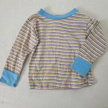 Load image into Gallery viewer, Vintage Multicolored Striped Long Sleeve 18 months
