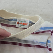 Load image into Gallery viewer, Vintage 80s Healthtex Striped Long Sleeve 12-18 months
