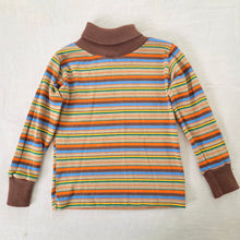 Load image into Gallery viewer, Vintage Warm Striped Turtleneck 3t
