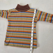 Load image into Gallery viewer, Vintage Warm Striped Turtleneck 3t

