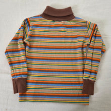 Load image into Gallery viewer, Vintage Warm Striped Turtleneck 3t
