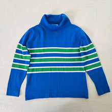 Load image into Gallery viewer, Vintage 60s Striped Turtleneck 4t
