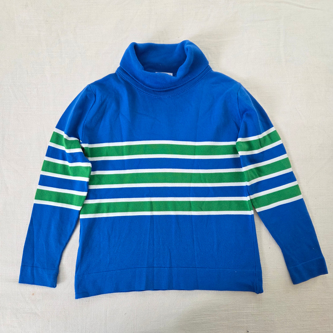 Vintage 60s Striped Turtleneck 4t
