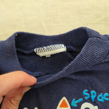 Load image into Gallery viewer, Vintage Navy Outer Space Graphic Tee 2t
