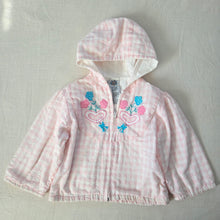 Load image into Gallery viewer, Vintage Girly Plaid Floral Jacket 2t
