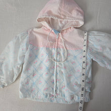 Load image into Gallery viewer, Vintage Girly Floral + Bows Jacket 2t *fade
