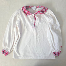 Load image into Gallery viewer, Vintage Oshkosh White/Plaid Long Sleeve 5t
