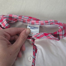 Load image into Gallery viewer, Vintage Oshkosh White/Plaid Long Sleeve 5t
