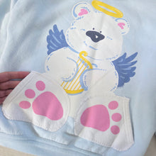 Load image into Gallery viewer, Vintage Angel Bear Blue Crewneck kids 8/9
