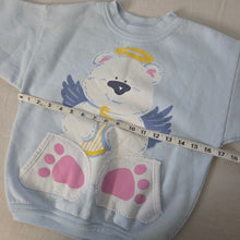 Load image into Gallery viewer, Vintage Angel Bear Blue Crewneck kids 8/9
