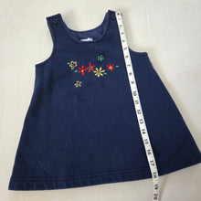 Load image into Gallery viewer, Vintage Navy Floral Dress 3t
