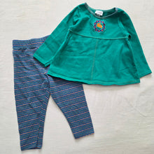 Load image into Gallery viewer, Vintage 2-Piece Bunny Girly Set 2t
