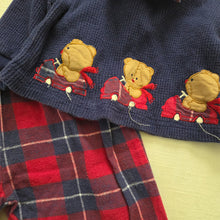 Load image into Gallery viewer, Vintage Bears Plaid Matching Set 3 months
