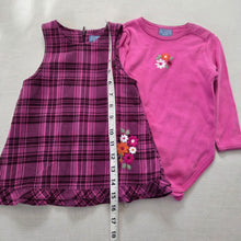 Load image into Gallery viewer, Vintage Pink Dress Matching Set 12 months

