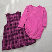 Load image into Gallery viewer, Vintage Pink Dress Matching Set 12 months
